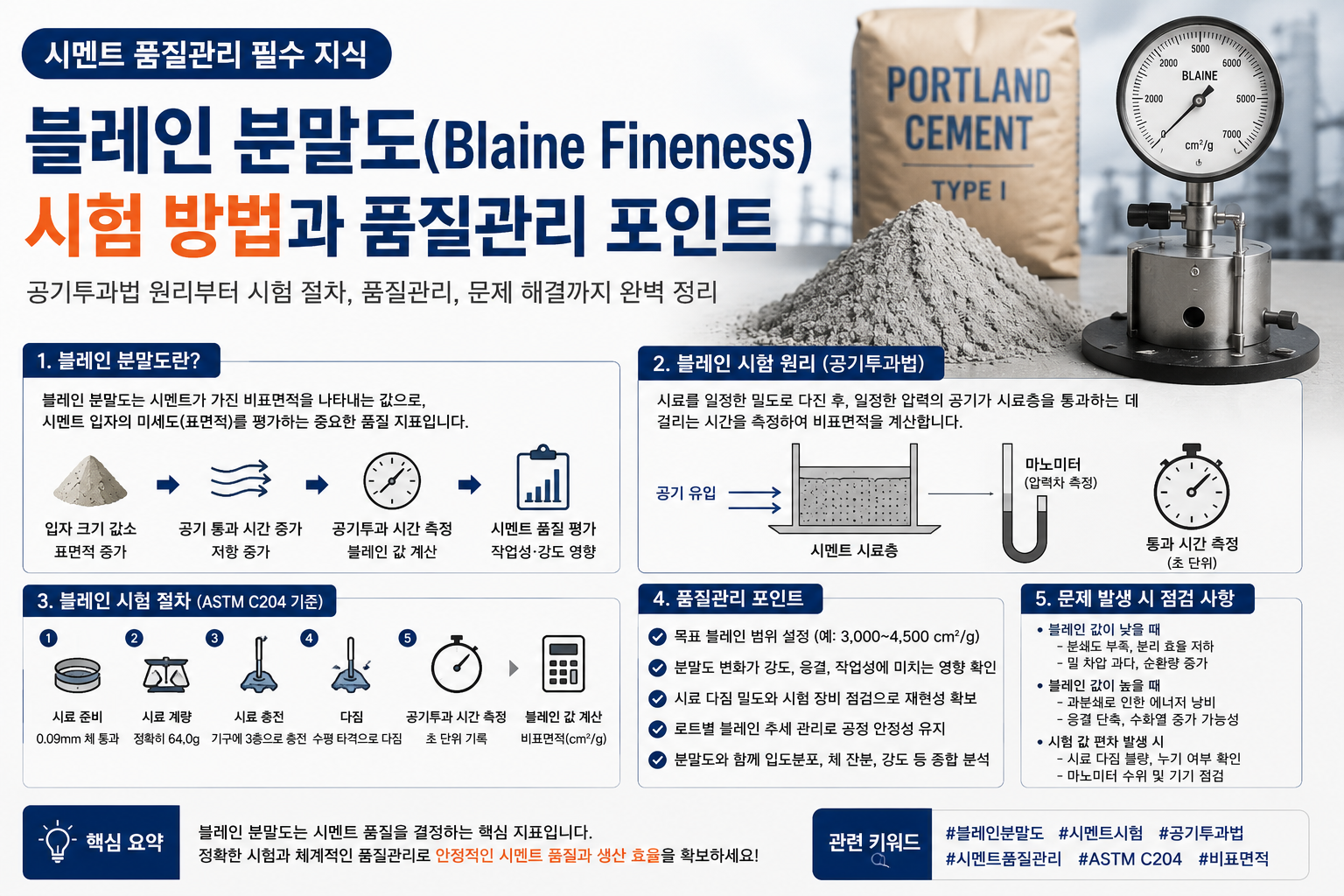 시멘트 품질관리 썸네일